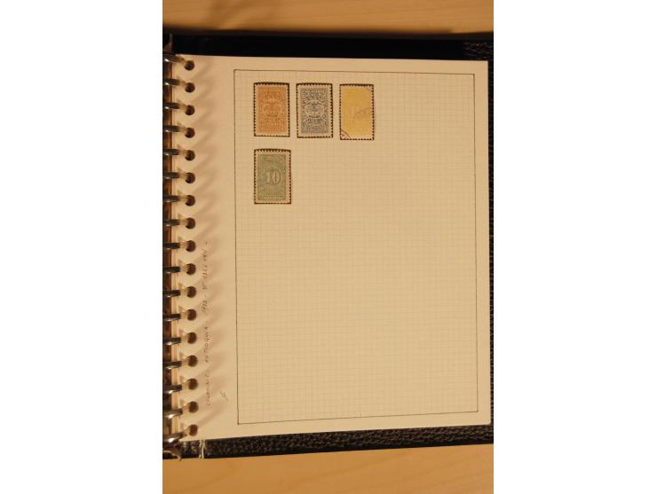 1859/1930 (ca.), ungebrauchte und gestempelte Sammlung mit Gebieten in 3 kleinen Ordnern, dabei bessere frühe Werte in zum Te