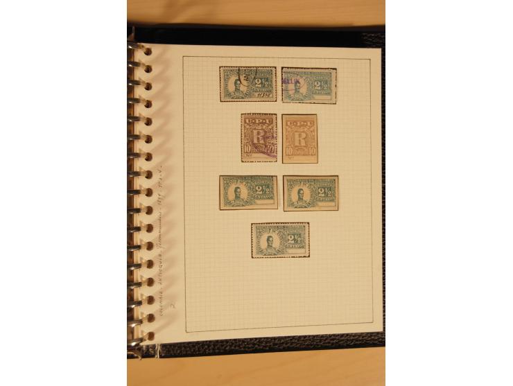 1859/1930 (ca.), ungebrauchte und gestempelte Sammlung mit Gebieten in 3 kleinen Ordnern, dabei bessere frühe Werte in zum Te