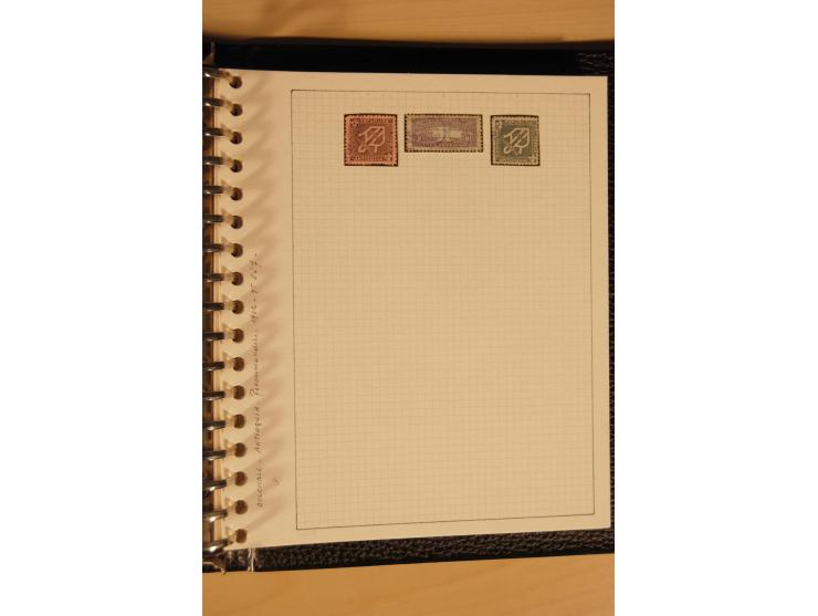 1859/1930 (ca.), ungebrauchte und gestempelte Sammlung mit Gebieten in 3 kleinen Ordnern, dabei bessere frühe Werte in zum Te
