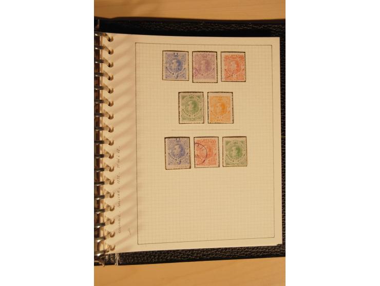 1859/1930 (ca.), ungebrauchte und gestempelte Sammlung mit Gebieten in 3 kleinen Ordnern, dabei bessere frühe Werte in zum Te