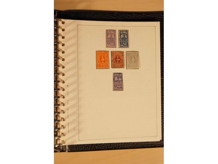1859/1930 (ca.), ungebrauchte und gestempelte Sammlung mit Gebieten in 3 kleinen Ordnern, dabei bessere frühe Werte in zum Te