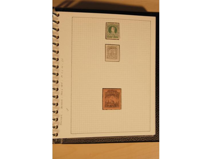 1859/1930 (ca.), ungebrauchte und gestempelte Sammlung mit Gebieten in 3 kleinen Ordnern, dabei bessere frühe Werte in zum Te