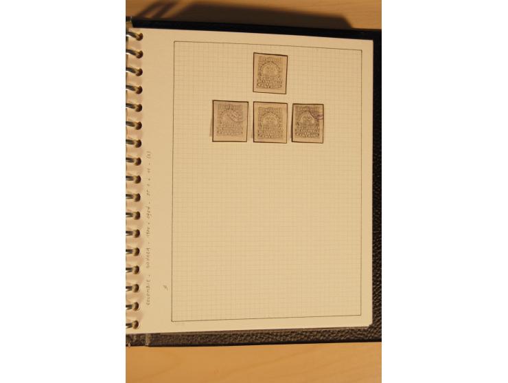 1859/1930 (ca.), ungebrauchte und gestempelte Sammlung mit Gebieten in 3 kleinen Ordnern, dabei bessere frühe Werte in zum Te