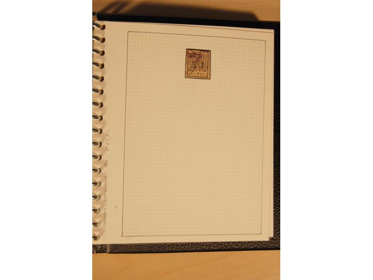 1859/1930 (ca.), ungebrauchte und gestempelte Sammlung mit Gebieten in 3 kleinen Ordnern, dabei bessere frühe Werte in zum Te