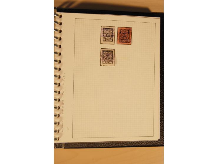 1859/1930 (ca.), ungebrauchte und gestempelte Sammlung mit Gebieten in 3 kleinen Ordnern, dabei bessere frühe Werte in zum Te