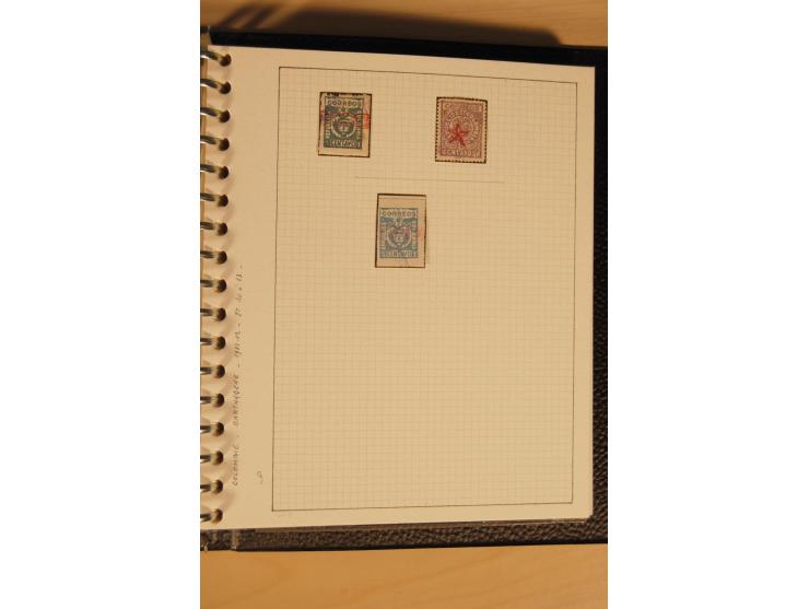 1859/1930 (ca.), ungebrauchte und gestempelte Sammlung mit Gebieten in 3 kleinen Ordnern, dabei bessere frühe Werte in zum Te