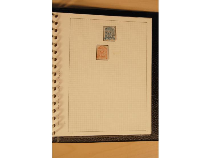 1859/1930 (ca.), ungebrauchte und gestempelte Sammlung mit Gebieten in 3 kleinen Ordnern, dabei bessere frühe Werte in zum Te