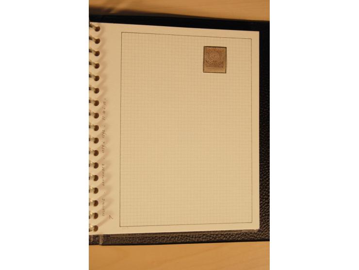 1859/1930 (ca.), ungebrauchte und gestempelte Sammlung mit Gebieten in 3 kleinen Ordnern, dabei bessere frühe Werte in zum Te
