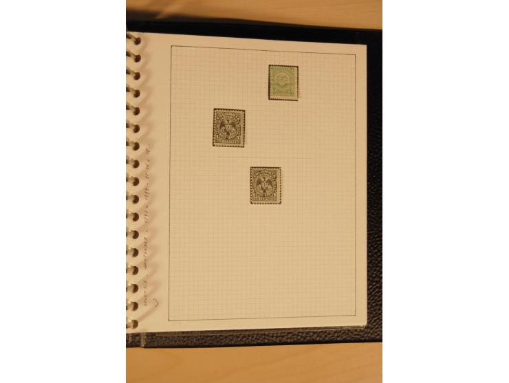 1859/1930 (ca.), ungebrauchte und gestempelte Sammlung mit Gebieten in 3 kleinen Ordnern, dabei bessere frühe Werte in zum Te
