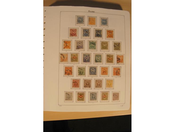 1865/2002 (ca.), meist gestempelte Sammlung mit 44 Briefen und Ganzsachen auf Albumblättern
