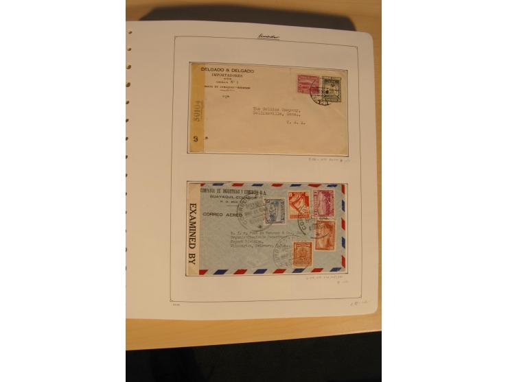 1865/2002 (ca.), meist gestempelte Sammlung mit 44 Briefen und Ganzsachen auf Albumblättern