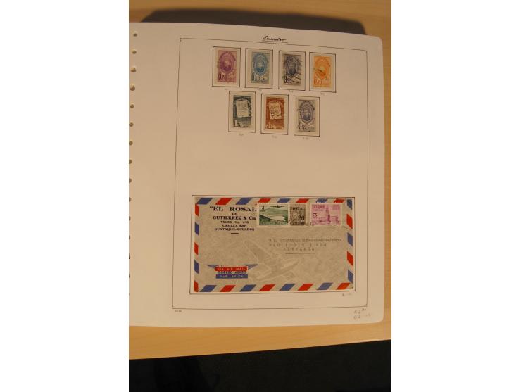 1865/2002 (ca.), meist gestempelte Sammlung mit 44 Briefen und Ganzsachen auf Albumblättern