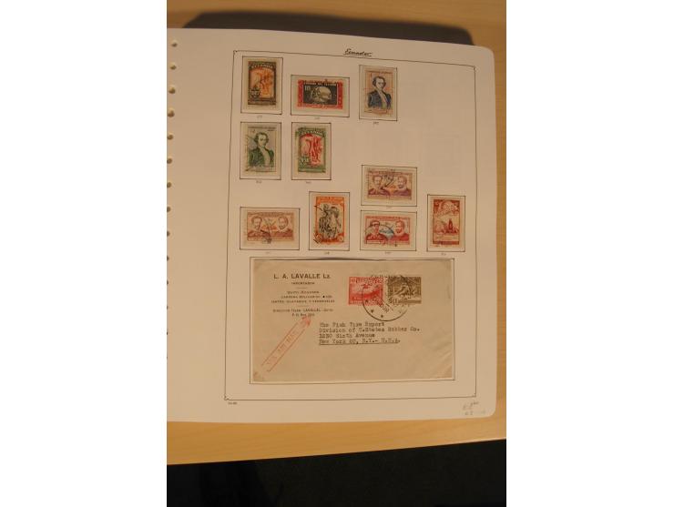 1865/2002 (ca.), meist gestempelte Sammlung mit 44 Briefen und Ganzsachen auf Albumblättern