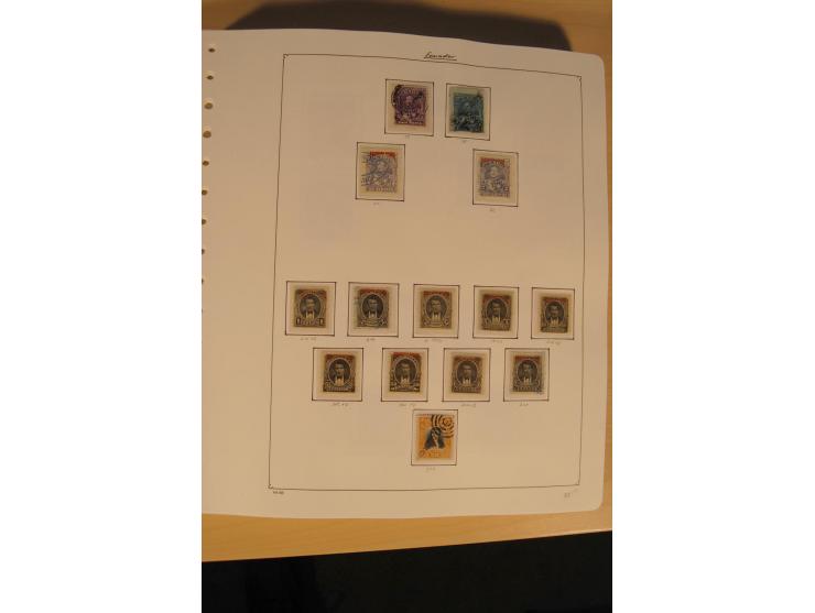 1865/2002 (ca.), meist gestempelte Sammlung mit 44 Briefen und Ganzsachen auf Albumblättern