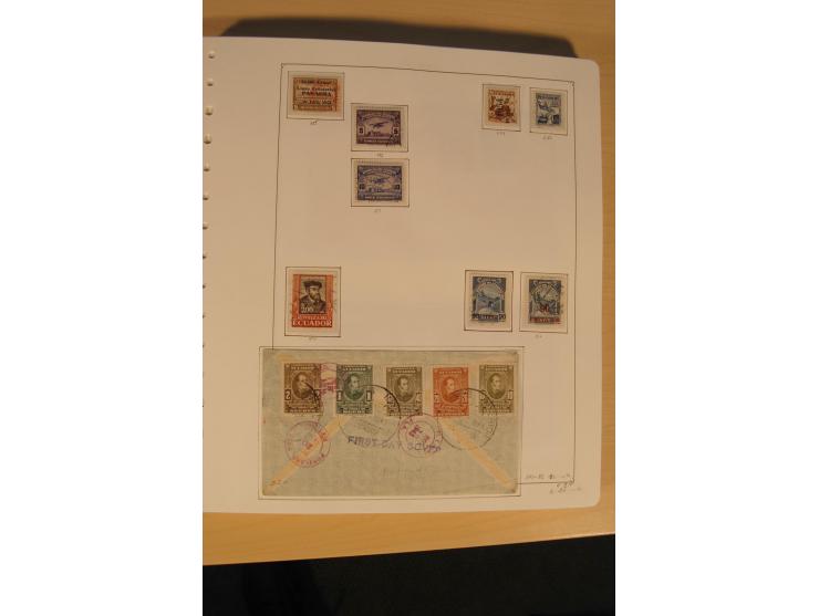 1865/2002 (ca.), meist gestempelte Sammlung mit 44 Briefen und Ganzsachen auf Albumblättern