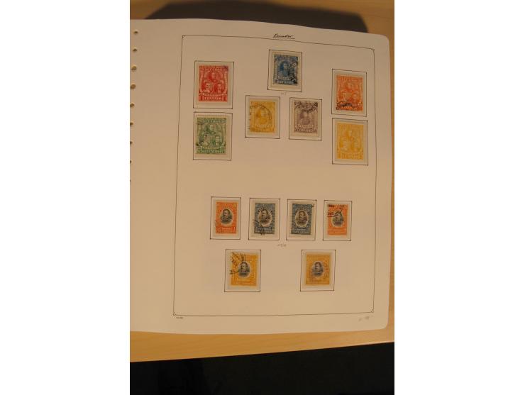 1865/2002 (ca.), meist gestempelte Sammlung mit 44 Briefen und Ganzsachen auf Albumblättern