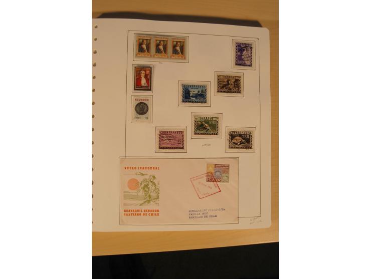 1865/2002 (ca.), meist gestempelte Sammlung mit 44 Briefen und Ganzsachen auf Albumblättern