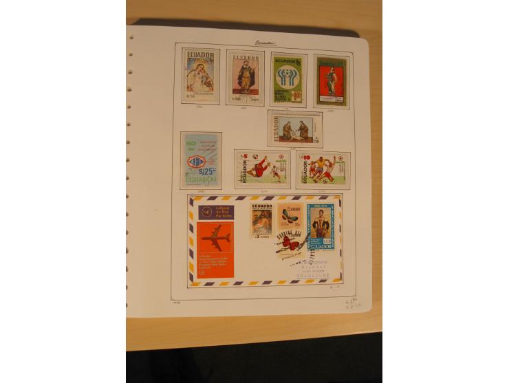 1865/2002 (ca.), meist gestempelte Sammlung mit 44 Briefen und Ganzsachen auf Albumblättern