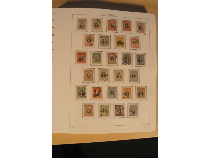 1865/2002 (ca.), meist gestempelte Sammlung mit 44 Briefen und Ganzsachen auf Albumblättern