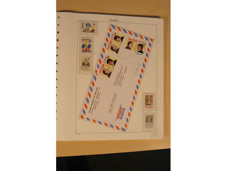 1865/2002 (ca.), meist gestempelte Sammlung mit 44 Briefen und Ganzsachen auf Albumblättern