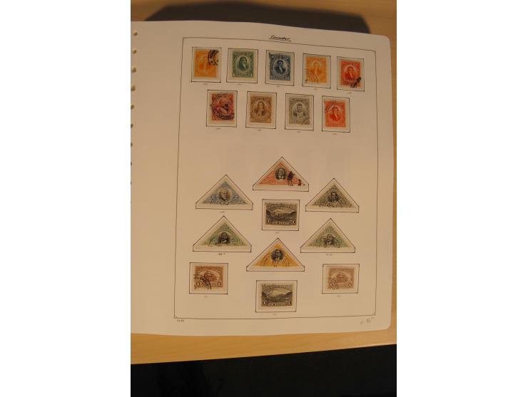 1865/2002 (ca.), meist gestempelte Sammlung mit 44 Briefen und Ganzsachen auf Albumblättern