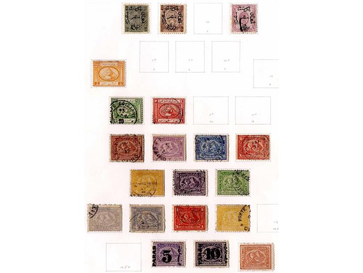 1866/1914, ungebrauchte und gestempelte Sammlung mit Porto und Dienst