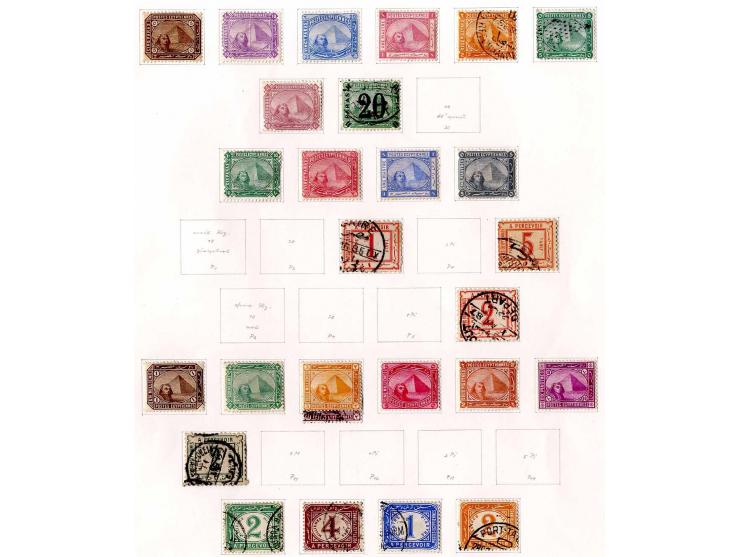 1866/1914, ungebrauchte und gestempelte Sammlung mit Porto und Dienst