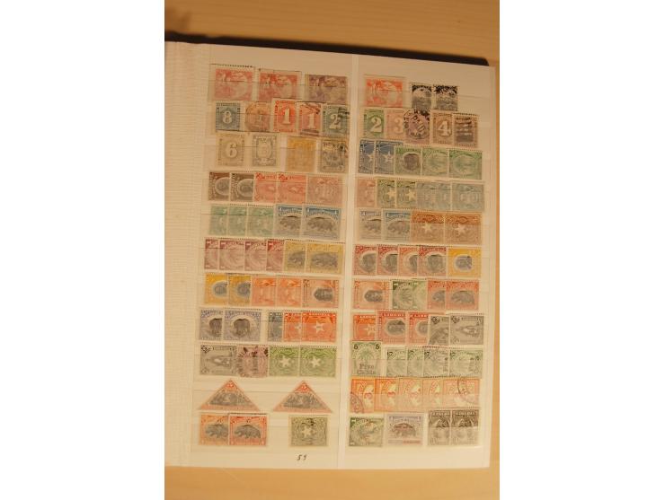 1880/1981, postfrische, ungebrauchte und gestempelte Partie, dabei ungezähnte Ausgaben (Mi. soweit errechenbar nach Angabe de