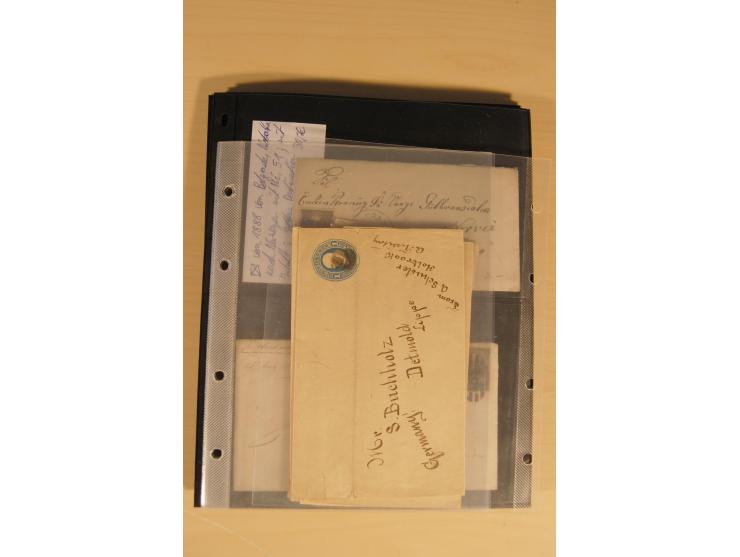 1847/93, gestempelte reichhaltige Sammlung mit Konföderierten Staaten sowie einer ganzen Reihe von zum Teil interessanten Bri