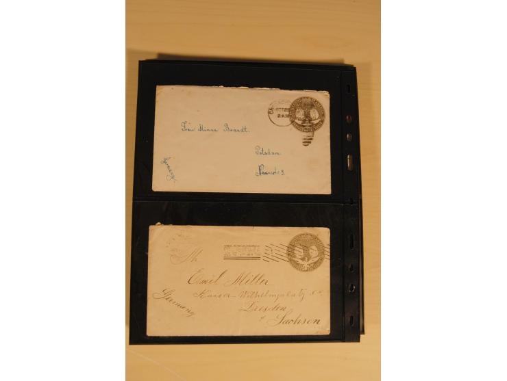 1847/93, gestempelte reichhaltige Sammlung mit Konföderierten Staaten sowie einer ganzen Reihe von zum Teil interessanten Bri