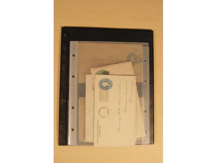 1847/93, gestempelte reichhaltige Sammlung mit Konföderierten Staaten sowie einer ganzen Reihe von zum Teil interessanten Bri
