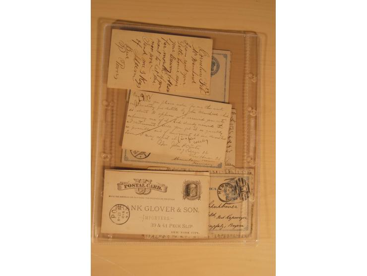 1847/93, gestempelte reichhaltige Sammlung mit Konföderierten Staaten sowie einer ganzen Reihe von zum Teil interessanten Bri