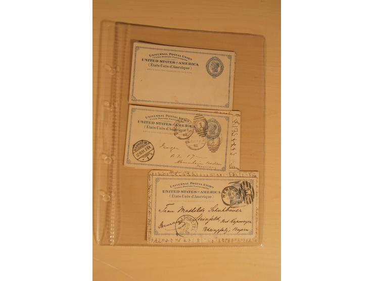 1847/93, gestempelte reichhaltige Sammlung mit Konföderierten Staaten sowie einer ganzen Reihe von zum Teil interessanten Bri