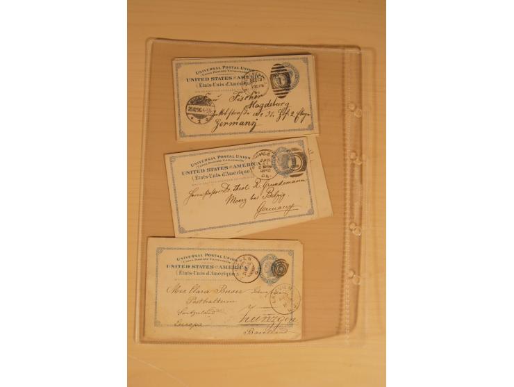 1847/93, gestempelte reichhaltige Sammlung mit Konföderierten Staaten sowie einer ganzen Reihe von zum Teil interessanten Bri
