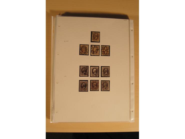 1847/93, gestempelte reichhaltige Sammlung mit Konföderierten Staaten sowie einer ganzen Reihe von zum Teil interessanten Bri