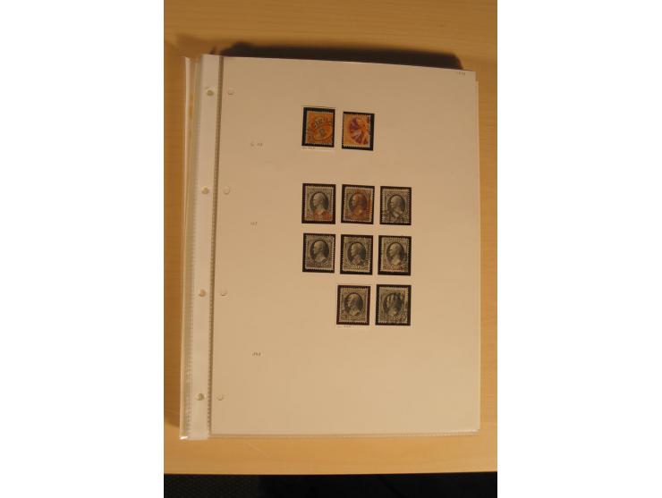 1847/93, gestempelte reichhaltige Sammlung mit Konföderierten Staaten sowie einer ganzen Reihe von zum Teil interessanten Bri