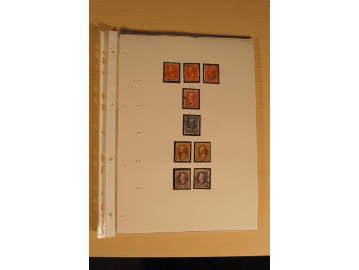 1847/93, gestempelte reichhaltige Sammlung mit Konföderierten Staaten sowie einer ganzen Reihe von zum Teil interessanten Bri