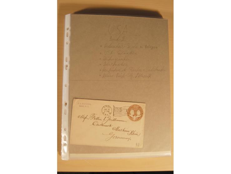 1847/93, gestempelte reichhaltige Sammlung mit Konföderierten Staaten sowie einer ganzen Reihe von zum Teil interessanten Bri