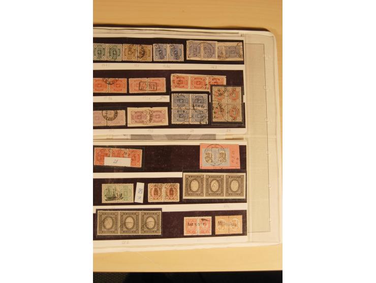 1855/1915 (ca), Dänemark, Finnland, Island und Norwegen, sehr interessante gestempelte Sammlung mit vielen besseren Werten un