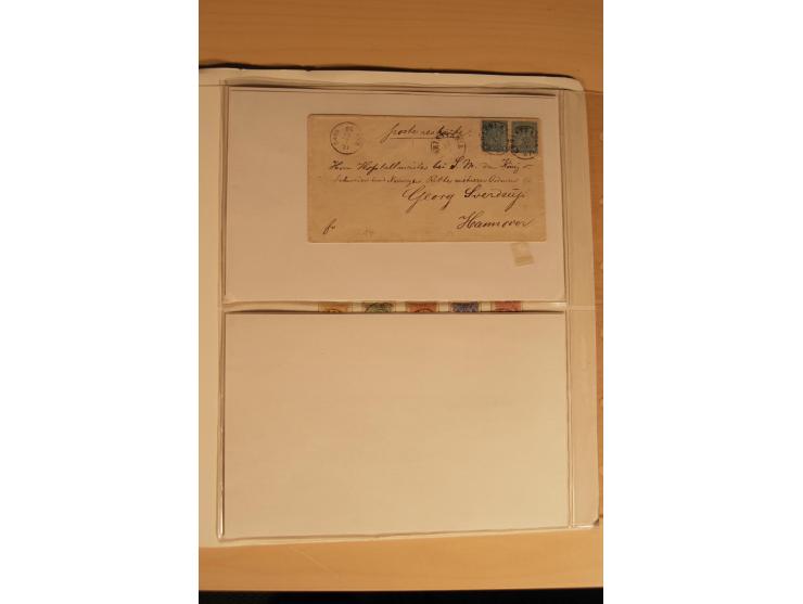 1855/1915 (ca), Dänemark, Finnland, Island und Norwegen, sehr interessante gestempelte Sammlung mit vielen besseren Werten un