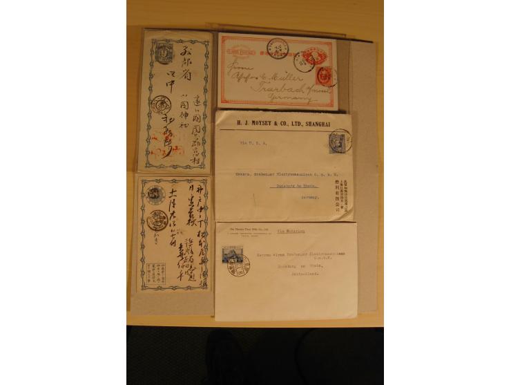 1874/1960 (ca.), rd. 40 Briefe, Karten und Ganzsachen