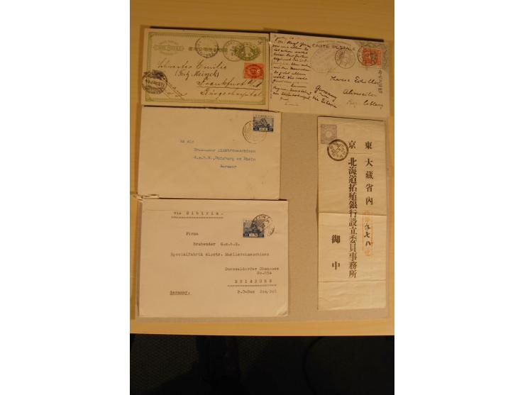 1874/1960 (ca.), rd. 40 Briefe, Karten und Ganzsachen