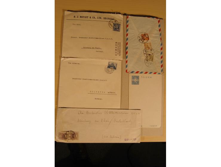 1874/1960 (ca.), rd. 40 Briefe, Karten und Ganzsachen