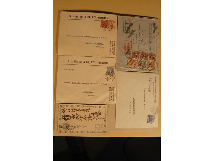 1874/1960 (ca.), rd. 40 Briefe, Karten und Ganzsachen