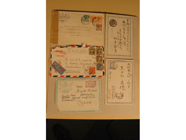1874/1960 (ca.), rd. 40 Briefe, Karten und Ganzsachen