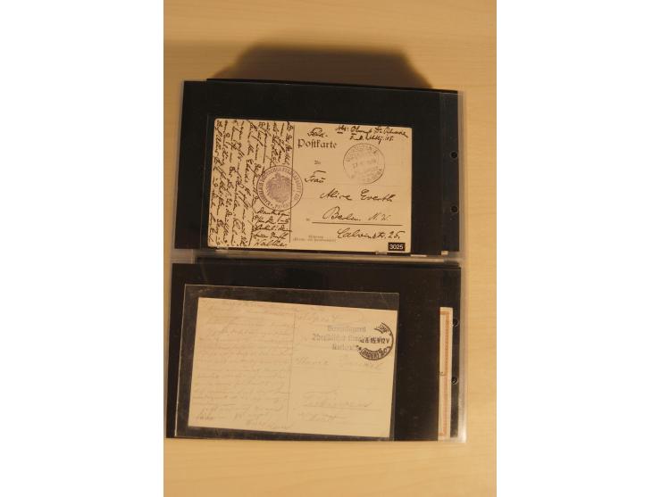JUDAIKA: 1880/1960 (ca.), interessante Sammlung mit vielen Briefen und Karten, Geldscheinen, Dokumenten etc., dabei Holy Land