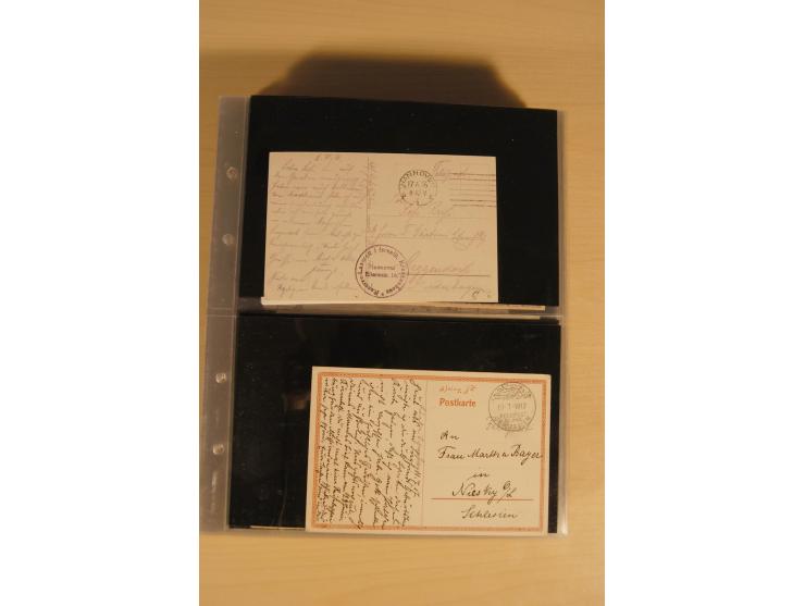 JUDAIKA: 1880/1960 (ca.), interessante Sammlung mit vielen Briefen und Karten, Geldscheinen, Dokumenten etc., dabei Holy Land