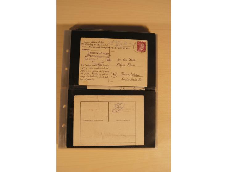 JUDAIKA: 1880/1960 (ca.), interessante Sammlung mit vielen Briefen und Karten, Geldscheinen, Dokumenten etc., dabei Holy Land