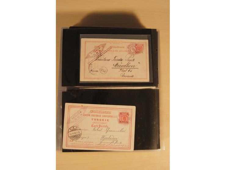 JUDAIKA: 1880/1960 (ca.), interessante Sammlung mit vielen Briefen und Karten, Geldscheinen, Dokumenten etc., dabei Holy Land