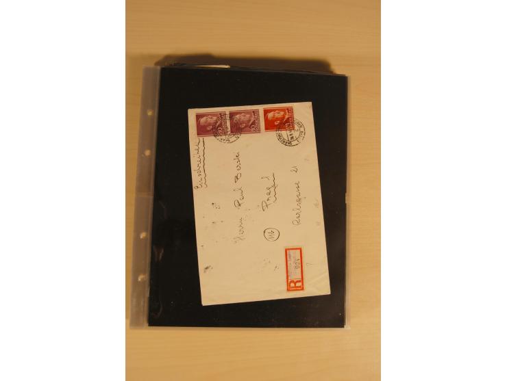 JUDAIKA: 1880/1960 (ca.), interessante Sammlung mit vielen Briefen und Karten, Geldscheinen, Dokumenten etc., dabei Holy Land